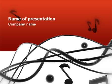 Music Presentation Template, Master Slide