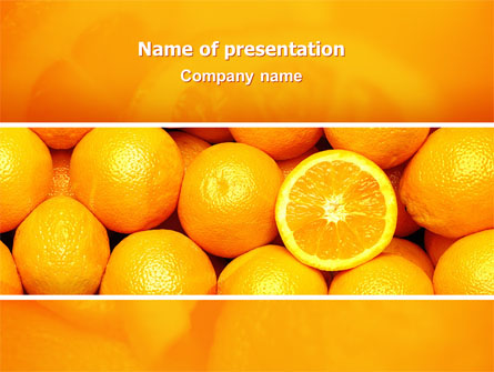 Oranges Presentation Template, Master Slide