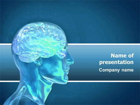 Brain Activity Presentation Template, Master Slide