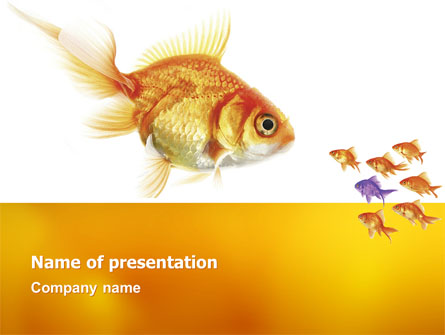 Goldfish Presentation Template, Master Slide