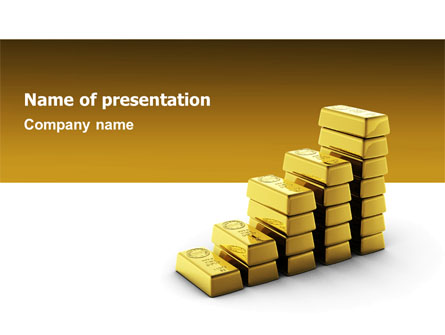 Gold Reserves Presentation Template, Master Slide