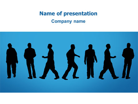 Movement Of People Presentation Template, Master Slide