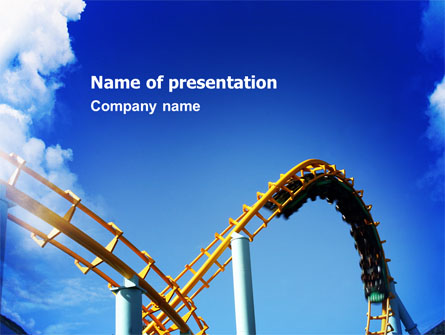 Roller Coaster Presentation Template, Master Slide