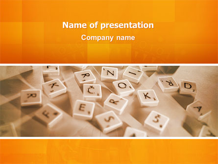 Mind Game Presentation Template, Master Slide