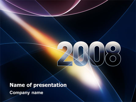 2008 Presentation Template, Master Slide