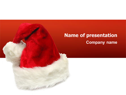 Santa Hat Presentation Template, Master Slide