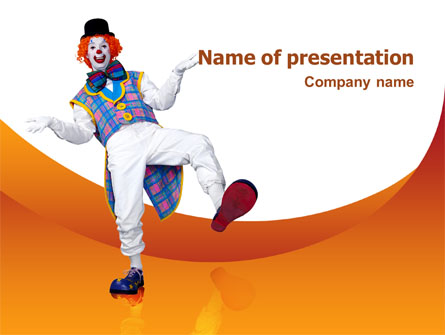 Clown Presentation Template, Master Slide