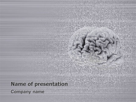Mental Work Presentation Template, Master Slide
