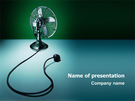 Ventilator Free Presentation Template, Master Slide