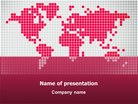 Crimson World Presentation Template, Master Slide