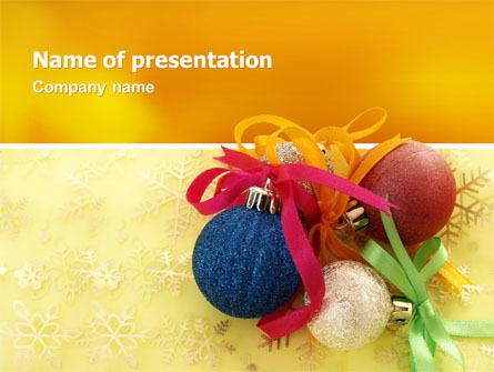 Christmas Tree Presentation Template, Master Slide