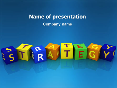 Business Strategy Education Presentation Template, Master Slide