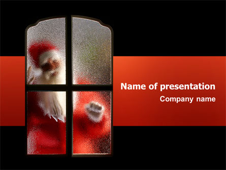 Santa Claus Coming Presentation Template, Master Slide