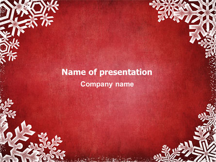 Christmas Theme Presentation Template, Master Slide