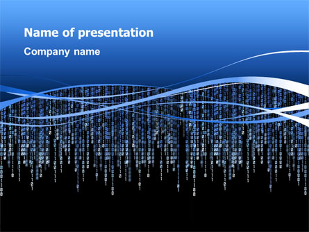 Matrix Theme Presentation Template, Master Slide
