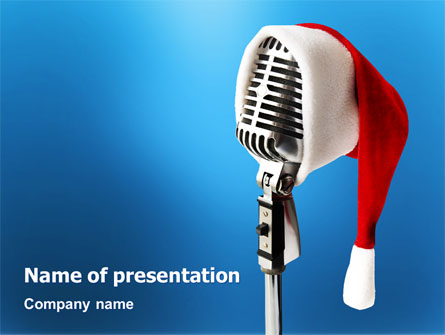 Christmas Songs Presentation Template, Master Slide