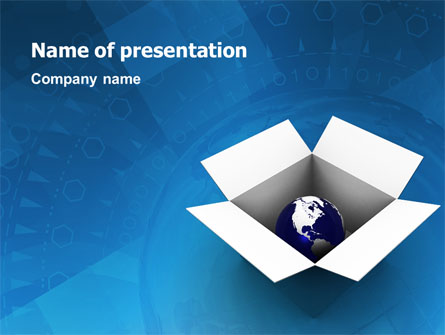 Globe In The Box Presentation Template, Master Slide