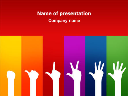 Counting Presentation Template, Master Slide