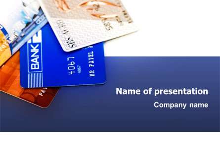 Credit Cards Presentation Template, Master Slide