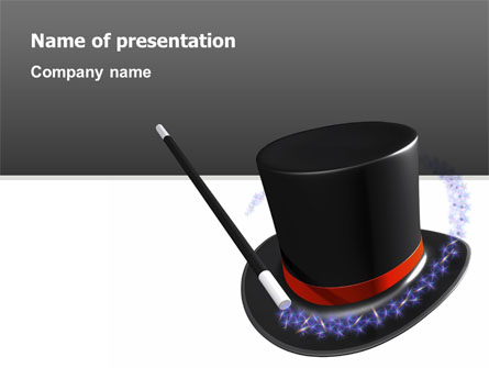 Magic Wand Presentation Template, Master Slide