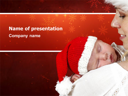 Christmas Child Free Presentation Template, Master Slide