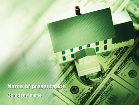 Mortgage On The House Presentation Template, Master Slide