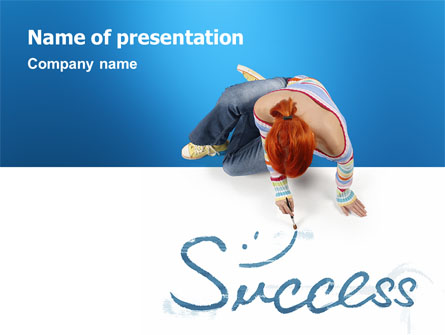 Women's Success Presentation Template, Master Slide