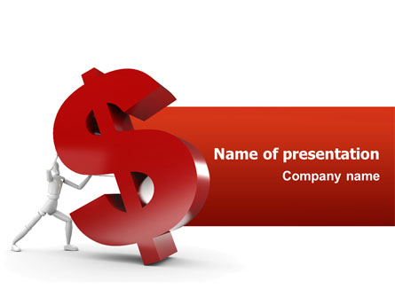 Dollar Rising Presentation Template, Master Slide