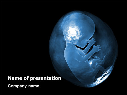 Embryo Presentation Template, Master Slide