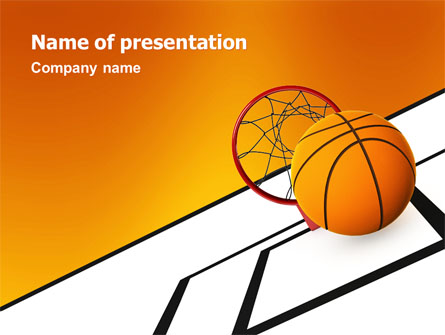 Basketball Presentation Template, Master Slide