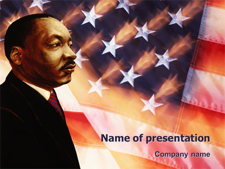 Martin Luther King Presentation Template, Master Slide