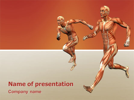 Muscular System Presentation Template, Master Slide