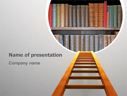 Road to Knowledge Presentation Template, Master Slide