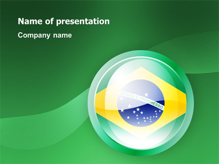 Brazil Sign Presentation Template, Master Slide
