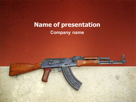 Kalashnikov Presentation Template, Master Slide