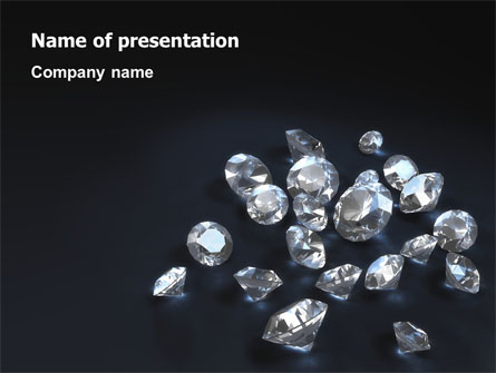 Diamonds Presentation Template, Master Slide