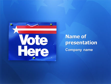 Primaries Presentation Template, Master Slide