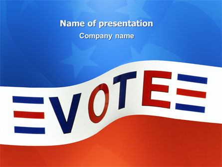 Vote Presentation Template, Master Slide