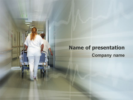 Resuscitation Department Presentation Template, Master Slide