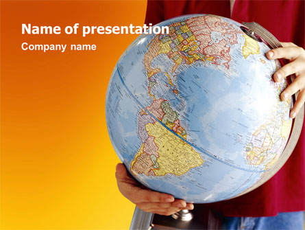 World in Your Hand Presentation Template, Master Slide