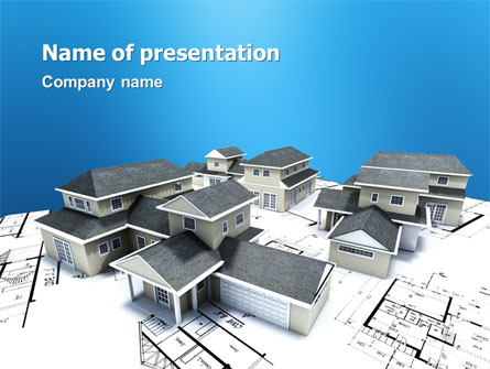 House Building Presentation Template, Master Slide
