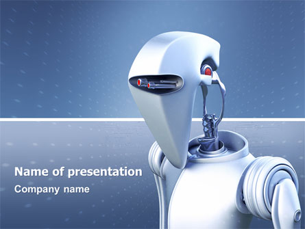 Robot Presentation Template, Master Slide