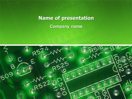 Integrated Circuit Presentation Template, Master Slide