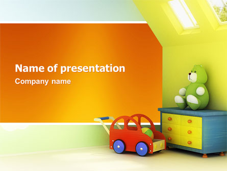 Day Nurseries Presentation Template, Master Slide