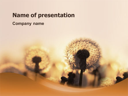 Dandelion Free Presentation Template, Master Slide