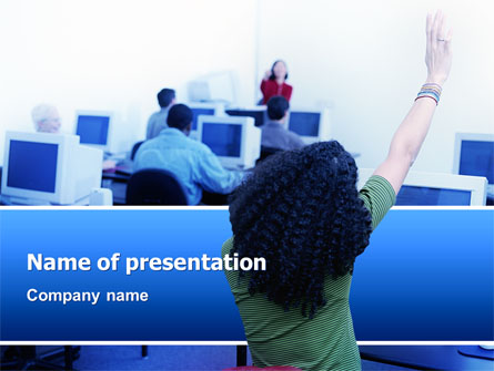 Computer Auditory Presentation Template, Master Slide