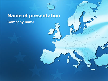 Europe Presentation Template, Master Slide