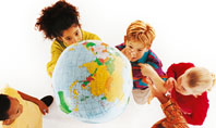 Kids Around Globe Presentation Template