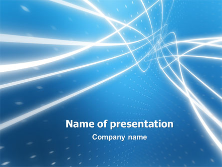 Blue Lines Presentation Template for PowerPoint and Keynote | PPT Star