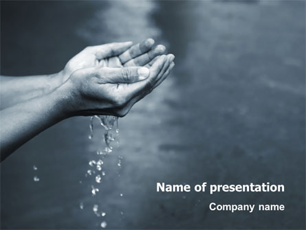Water Presentation Template, Master Slide